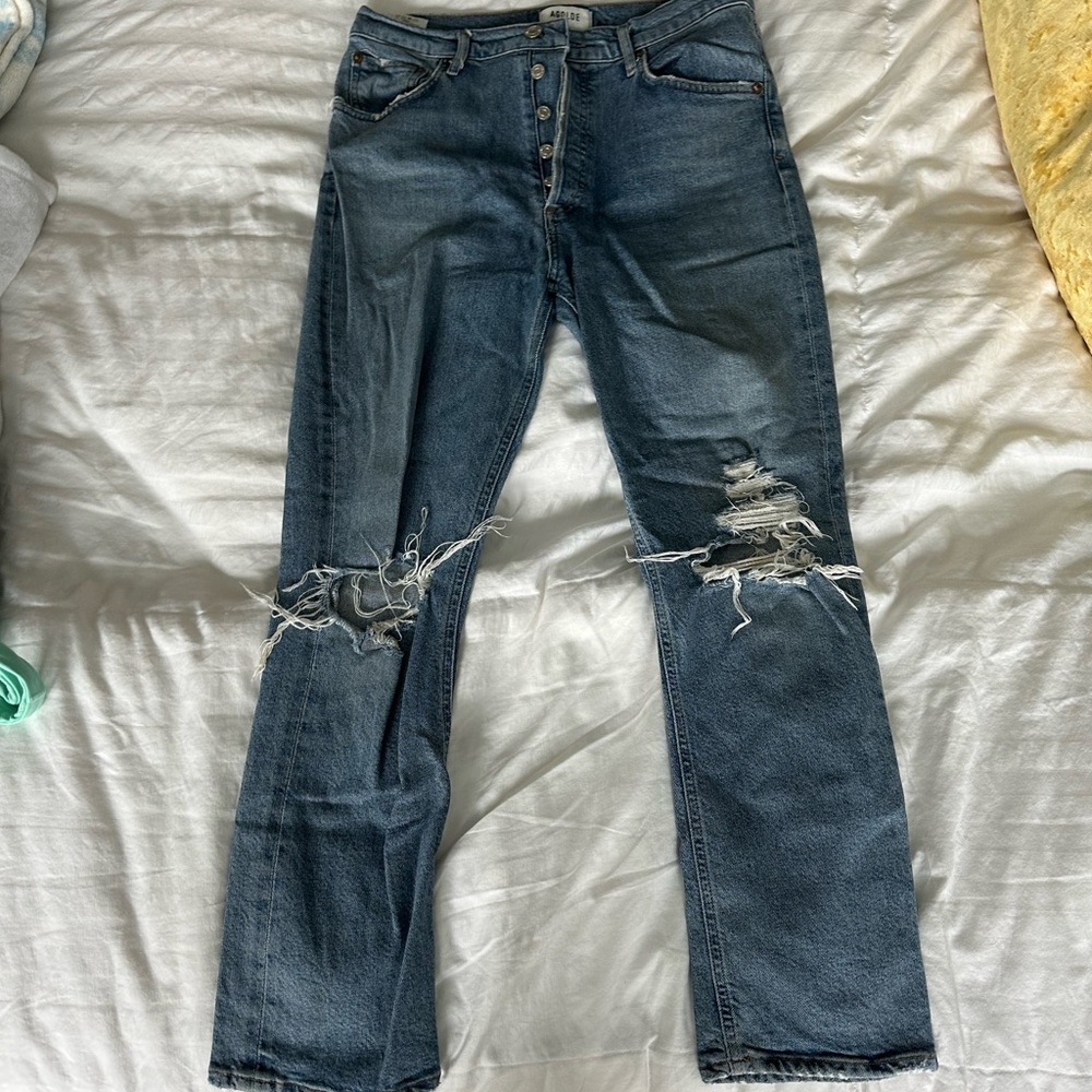A golden jeans